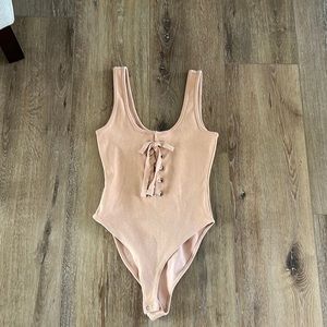 Tie front bodysuit